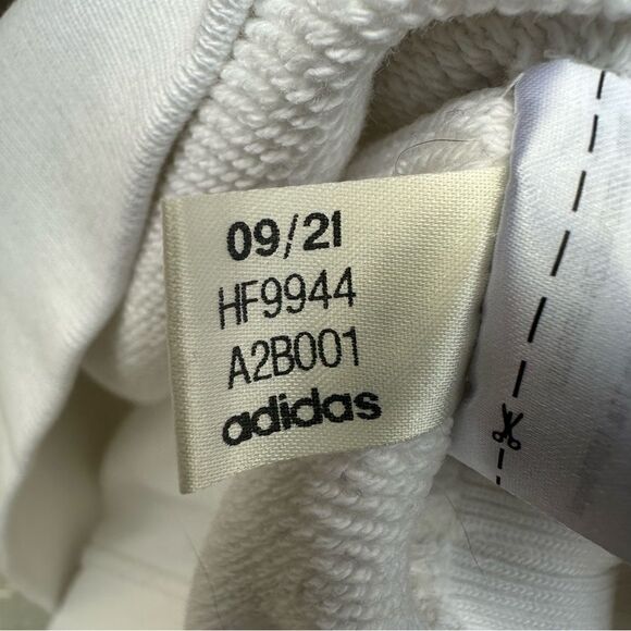 ADIDAS Pharrell Williams Sweatshirt Men Medium Humanrace Crew Neck Off White - Picture 12 of 13